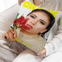 K-Kali U-Uchis Lucky Dragon Pillow Cover Sofa Cushion Cover Home Room Decoration Children Gift Peach skin 18*18(CM)-1Pcs