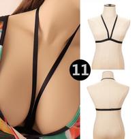 Popular Erotic 1PC Lingerie Ladies Women Sexy Chest Bondage Harness Bra Suspenders Garter High Quality Bra Gothic  Accessories 11
