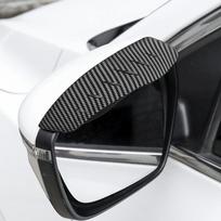 2 vnt. Automobilio galinio vaizdo veidrodėlio apsauga nuo lietaus, lietaus antakis, lietaus uždangalas, universalus anglies pluošto galinio vaizdo šoninio veidrodėlio lietaus antakio skydelis