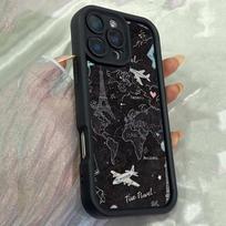 JT14 Amazing Travel map Phone for for iPhone 17 16 Pro Max Samsung S26 S25 Ultra A17 A16 A26 A07 Xiaomi 15T Redmi Note 14 Pro Plus Soft TPU Case Cover for iPhone 5/5s juoda
