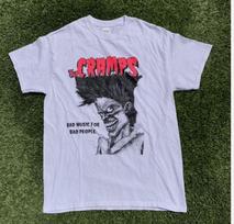 The cramps Vintažinis pankroko grupės marškinėlis WHite S-2345XL Unisex T-shirt XXL