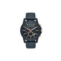 ARMANI EXCHANGE Apyrankinis laikrodis Kvarcinis mechanizmas Silikoninis dirželis Mėlynas ciferblatas Vyriški laikrodžiai AX1335 AX1335 Dark Blue