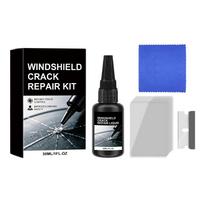 Priekinio stiklo įtrūkimų taisymo rinkinys 30ml skystos dervos Automobilio stiklo tvirtinimo įrankių rinkinys drožinėjimų, įtrūkimų pažeidimų taisymui ir atstatymui One Size