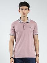 Monte Carlo Men Slim Fit Maroon Tshirt XXL kaštoninė