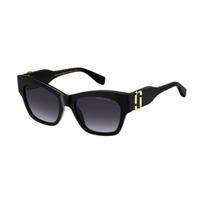 Marc Jacobs Brand Design Acetate Acetate Cat Eye Sunglasses Women's Black MARC762S juoda