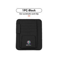 vtwcn4 Car Sun Visor Organizer Multi-Pocket Card Glasses Storage Holder for Alfa Romeo AlfaRomeo Giulietta 159 Giulia 147 Mito 156