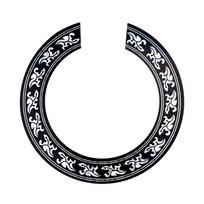 92/104MM Classical Acoustic Guitar Accessories Guitar Sticker Self Adhesive Sound Hole Decal