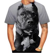 Ugly Pitbull 3d Printed T-shirt For Men Funny Cute Animal Pattern Tee Shirt Round Neck Short Sleeves Outdoor Street Clothes Tees XXS