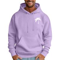 Men’s Pullover Hoodie with Tree Print Classic Fit Long Sleeve Hooded Sweatshirt Pocket Drawstring L