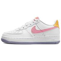Nike Air Force 1 GS White Coral Chalk Kids Sneakers Laser-Orange Indigo-Haze DV7762-100 38.5