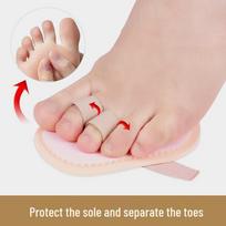 Adjustable Elastic Hammer Toe Separator with Forefoot Pad Single Toe