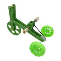 Parrot Training Bicycle, Funny Parrot Bike Training Toy, Creative Green Parrot Training Bike for Birds Intelligent S