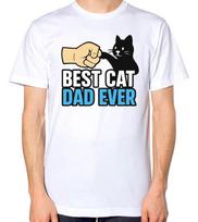 Best Cat Dad Ever T-Shirt S