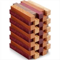 BHBL 10 Pcs Exotic+Wood Pen Blanks Turning Supplies DIY Crafts Pen Turning Kit, for Making Various Woodcarving Crafts China Mainland