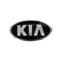 MPXU6 150*75mm Car Front Hood Emblem Rear Trunk Badge Sticker KIA sportage ceed sorento cerato optima picanto rio soul k5 stonic 150x75mm sidabras