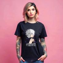 Anime Gojo Satoru Megumi Itadori Yuji Jujutsu Black T Shirt S