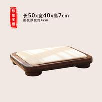 Solid Wood Low Chair, Tatami Floor Seating with Back, Comfortable Small Stool for Window Seat Meditation Reading Room