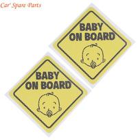 Y4UA 2pcs Baby on Boards Caution Stickers Removable Baby on Boards Car Decals for Car