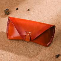 Newsbirds Leather Sunglass Case Wallet Causal Vintage Fashion Sunglasses Leather Cover Hand Wallet For Glasses Genuine Leather ruda