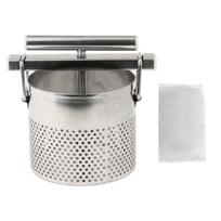 Stainless Steel Vegetable Filling Squeezer Grape Fruit Juicer Kitchen Press for Restaurant Commercial Use Sturdy Fruit Press gray