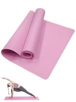 Yoga Mat Pilates Fitness Mat 3/4/6Mm Thicknes Non Slip Yoga Cushion Travel Fitness Exercise Pad Fit For Women Home Gym Floor Workout 3mm