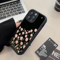Telefono dėklas, skirtas iPhone 16 13 11 Pro Max iPhone 11 13 16 Samsung S24 Ultra Samsung A54 Redmi note 12 11 Infinix Case iPhone 7&8 juoda