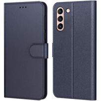Case - for Samsung - S21 - Navy Blue - Soft Wallet - Shockproof Anti-Scratch mėlyna