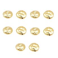 Metal Flat Beads Irregular Spacer Beads Bracelets Separator Beads for Jewelry Making DIYs Accessory Handmade Crafts S auksas