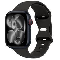 Silicone Strap For Apple Watch Band 40mm 44mm 46mm 45mm 41mm 49mm 38 42 Correa Bracelet iWatch series 6 ultra 3 2 7 8 9 se 10 11 S10-42 38 40 41mm SM juoda
