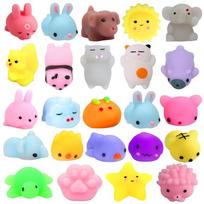 Mochi minkštas žaislas mielas gyvūnas spaudžiamas antistresinis Kawaii daiktai juokingos dovanos vaikams Regalos Para Cumpleaños Infantil Invitados yellow