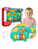 WOOPIE BABY interaktyvus pianinas „Sraigtasparnis su drambliuku“ su garsais