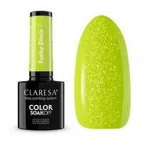 CLARESA_Soak Off UV/LED „Funky Disco“ hibridinis lakas 7,5 g