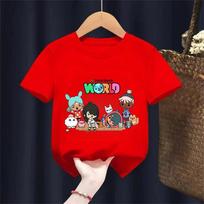 Toca Boca World CottonTshirts Girls Boys Clothes Game Toca Life World Tshirt Kids Comfy Versatile Tops Summer Short Sleeve Tees 100