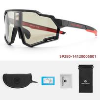 ROCKBROS Sunglasses Polarized Cycling Glasses Electronic Color Change Glasses UV400 Safety Bike Bicycle Eyewear Sports Goggles Smart glasses beige