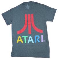 Atari Mens T-shirt Classic Multicolor Logo Image XXXL