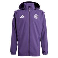 Adidas Manchester United 2025/26 Season Waterproof Hooded All-Weather Jacket Men Jacket JP3101 M