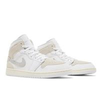 Air Jordan 1 Mid SE Craft Inside Out White Sail Retro Sneakers DM9652-120 EU 42 smėlis