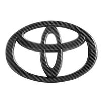 2026 Naujas Toyota Automobilio Logotipas 3D Toyota Automobilių serijai Corolla Camry RAV4 Priekinės Žibintų Grotelės Variklio Dangtis Galinis Bamperis Tr anglies pluošto juodos spalvos