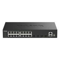 Switch D-Link D-LINK 16 prievadų GE + 4 prievadų 10G SFP+ išmanus valdomas switch | DGS-1530-20/E | 790069474620