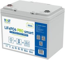Akumuliatorius LiFePO4 Volt Polska PRO SMART 12,8V 100 Ah (150A) BMS BLUETOOTH + Šildymo kilimėlis | 6AKLI10S12 | 5904100453443