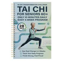 Tai Chi Daily Practice Planner Seniors Beginners 28-Day Tai Chi Fitness Log Improve Balance Wellness Strength Tai Chi Weight Loss Guide Book A