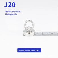 Neodymium Iron Boron Salvage Fishing Magnet with Lifting Ring