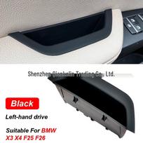 BMW X3/X4 F25 F26 Vidinių durų rankenėlės ir porankio apsauginis dangtelis black