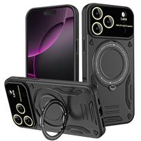 Compatible with iPhone 17 Pro Max YouDun magnetic phone case, iPhone 16 Pro, stand 15 shockproof 14 protective case iphone17e [large hole] juoda