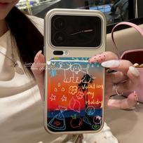 Applicable to Xiaomi Mi 17 mobile phone case, high-end fashion female xm14por cartoon silicone all-inclusive beach sunset puppy xiaomi 17