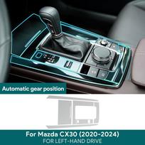 ABHD1 Protective Interior Film Anti-scratch for MAZDA CX-30 2020-2024 Equator Sport Car TPU Center Console Screen Accessories