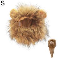 Funny Pet Lion Mane Headgear Costume Headgear for Dogs & Cats, Cute Dress Up Hairpiece for Photo Shoot