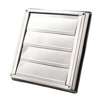 4/5/6inch Air Vent Duct Grill Stainless Steel Grille Duct Vent Cover Ventilation Exhaust Grille Cover Outer Wall Rainproof Cap