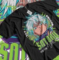 Anime Jujutsu Kaisen Gojo Satoru Eyes Black TShirt S