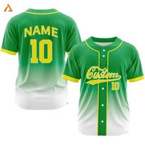 Custom Full Button Baseball Jerseys Multiple Color Baseball Wear Shirt Sublimated Printed Team Name Logo Baseball Uniforms WBQ10 S